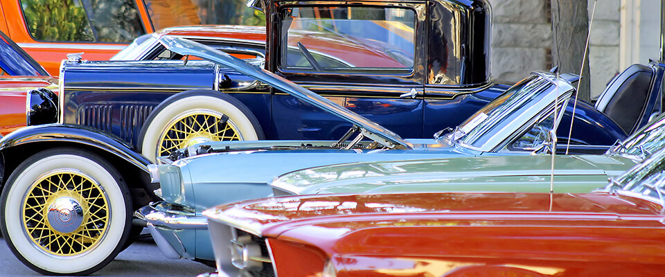Collection of classic cars